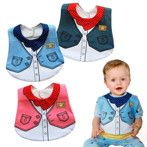 Boys and Girls Baby Bib Rice Clothing